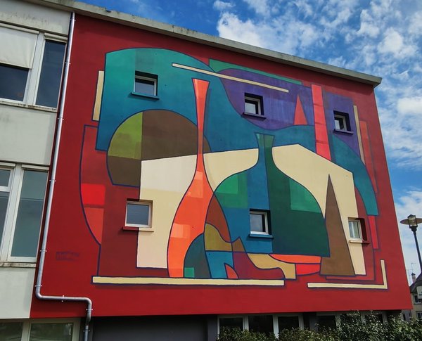 Réalisation de deux fresques aux Ateliers dans le cadre d'un projet citoyen