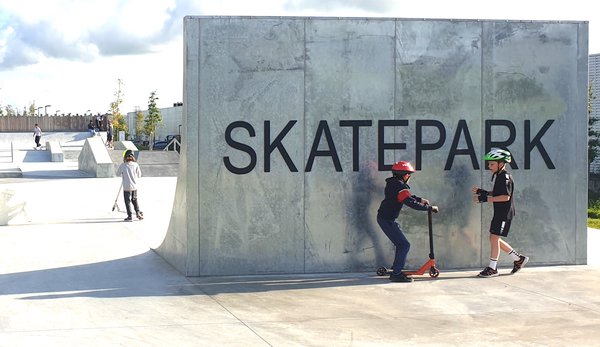 Nouveau skate parc, quartier de l'Annexe
